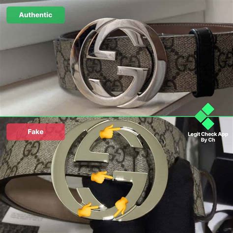 gucci bengal belt real vs fake|how to check gucci belt.